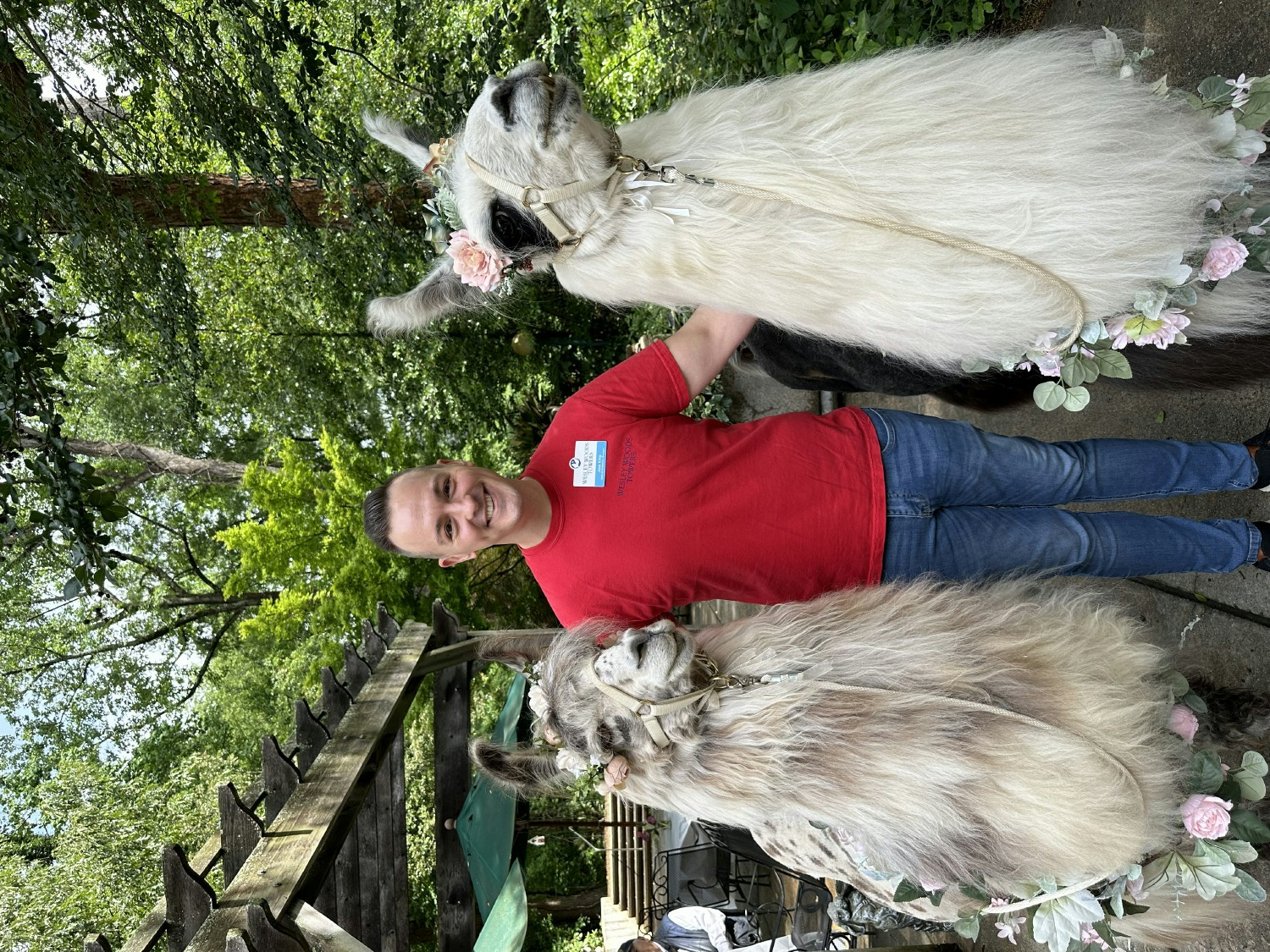 Mama's & Llamas Mother's Day Mixer at Wesley Woods Towers with Joshua King, Sales & Marketing Manager