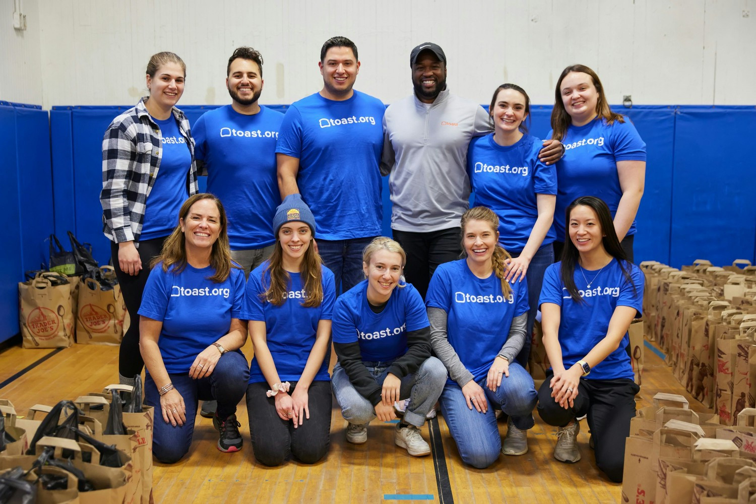 Toasters in the US regularly have the opportunity to volunteer with Toast.org, our social impact branch. 