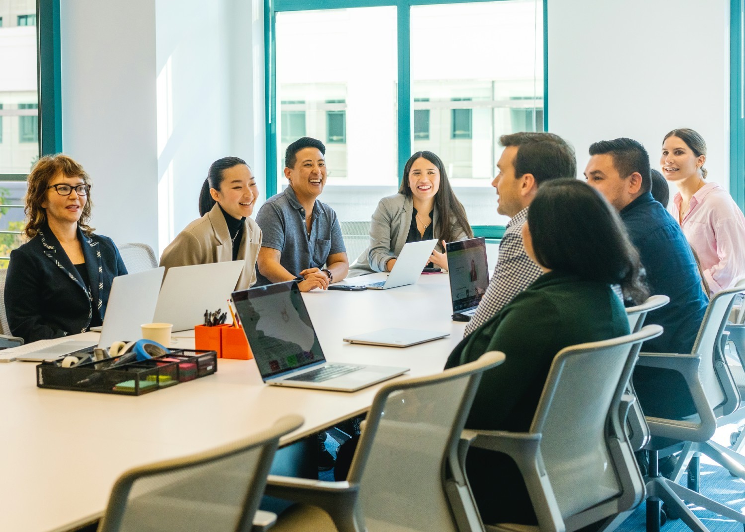 Udemy employees at San Francisco HQ.