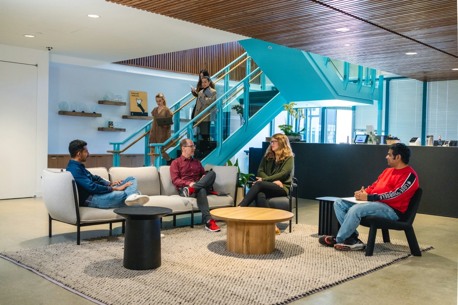 Udemy employees at San Francisco HQ.