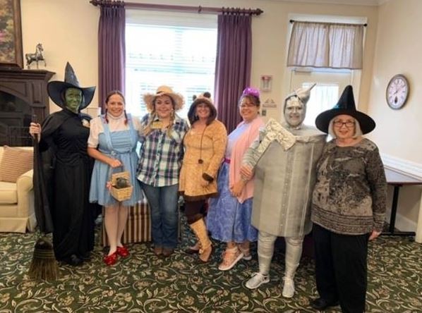 Part of the Team at Benton House getting into the spirit of Halloween! There's no place like your Benton House home!
