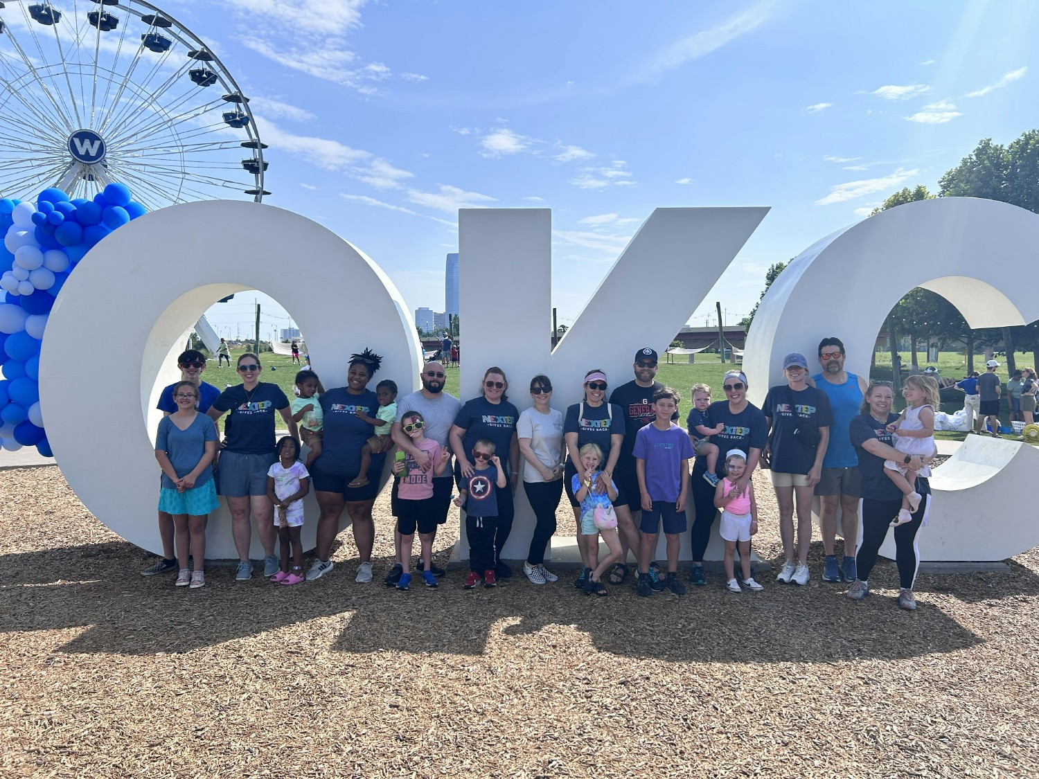 A few our our Corporate Nexteppers at a Make-A-Wish Event. 