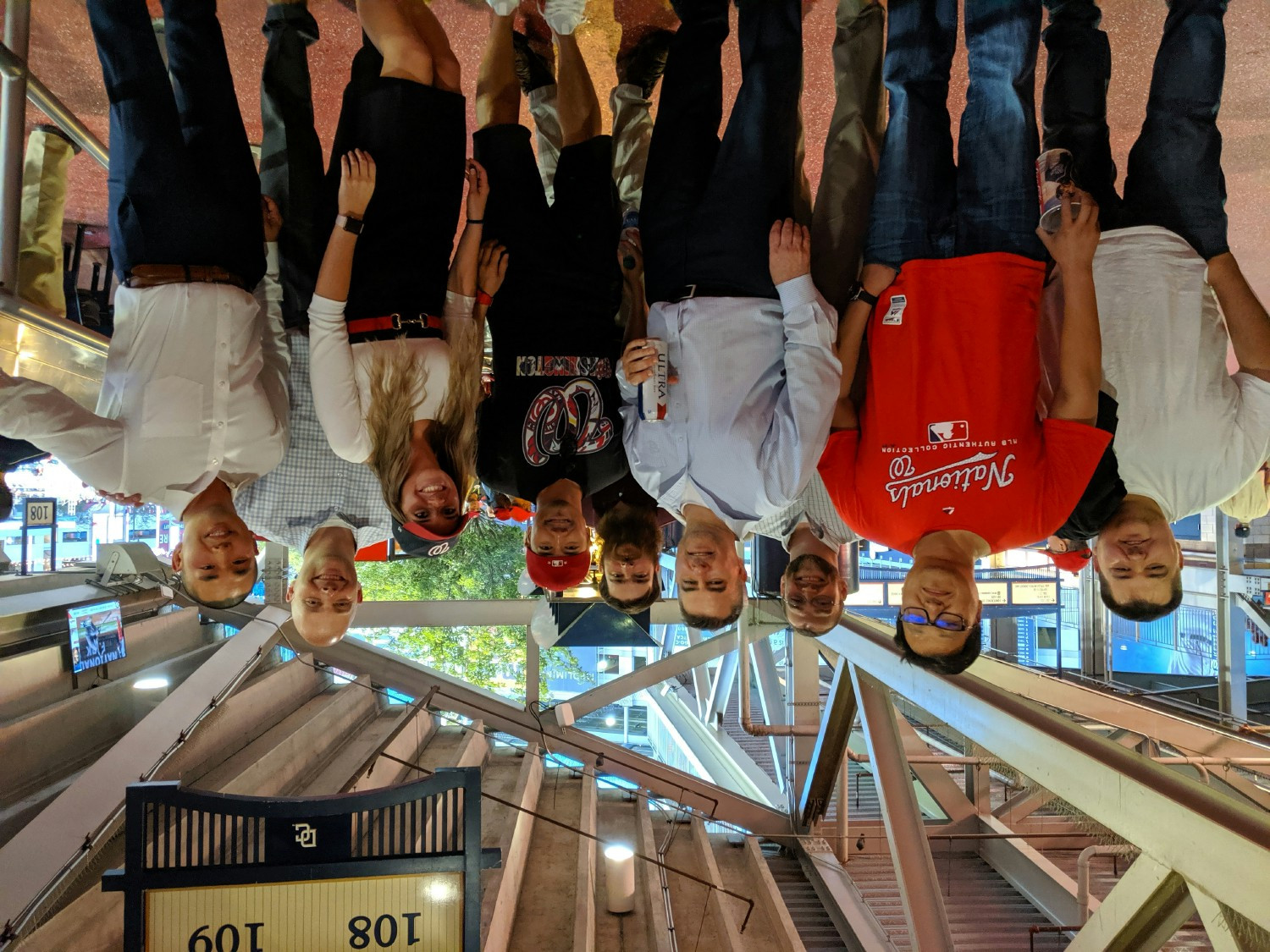 Nationals Game outing with employees