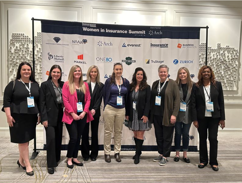 One80 employees attend the Women in Insurance Summit. 