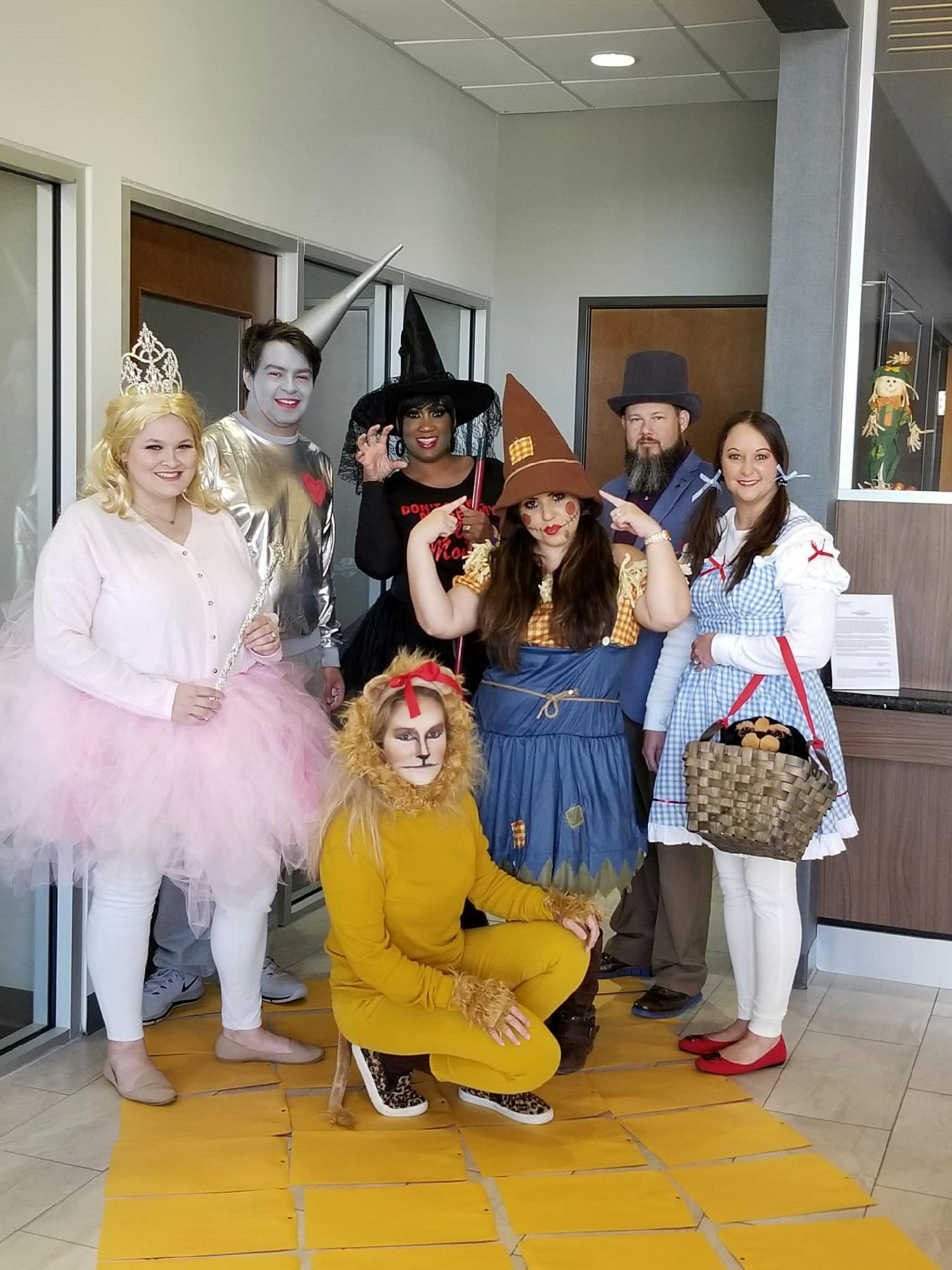 Employees enjoy some fun on Halloween where imaginations can run wild!