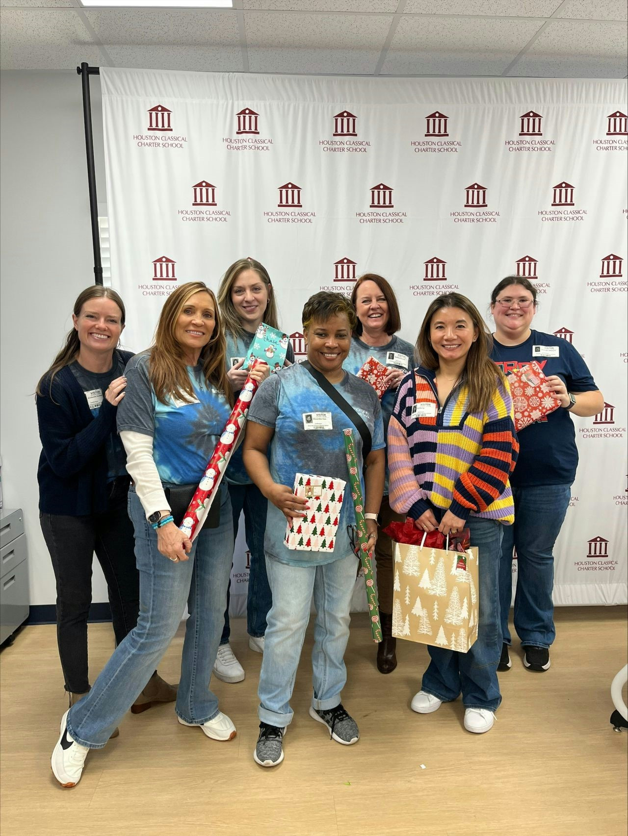Spreading Holiday Cheer! Our Morgan Gives Back team loved partnering with HCCS to wrap 100+ toys for at risk children.