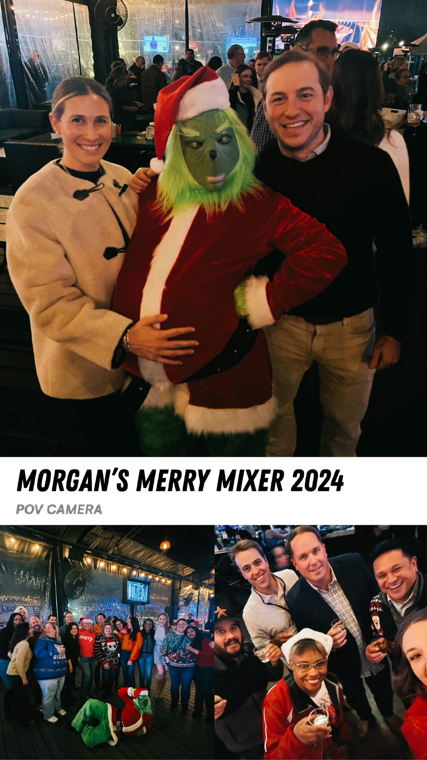 Even the Grinch can't take away from us celebrating our team's hard work at our annual holiday party!