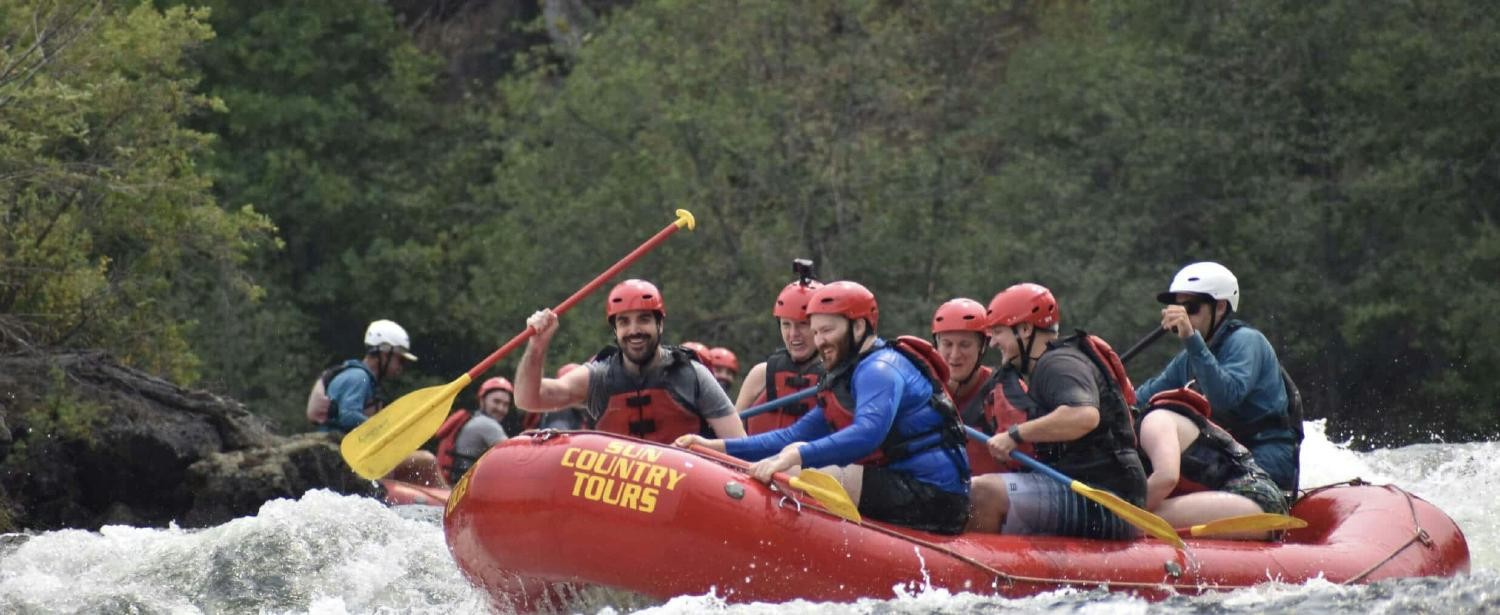 White water rafting in Bend, OR.