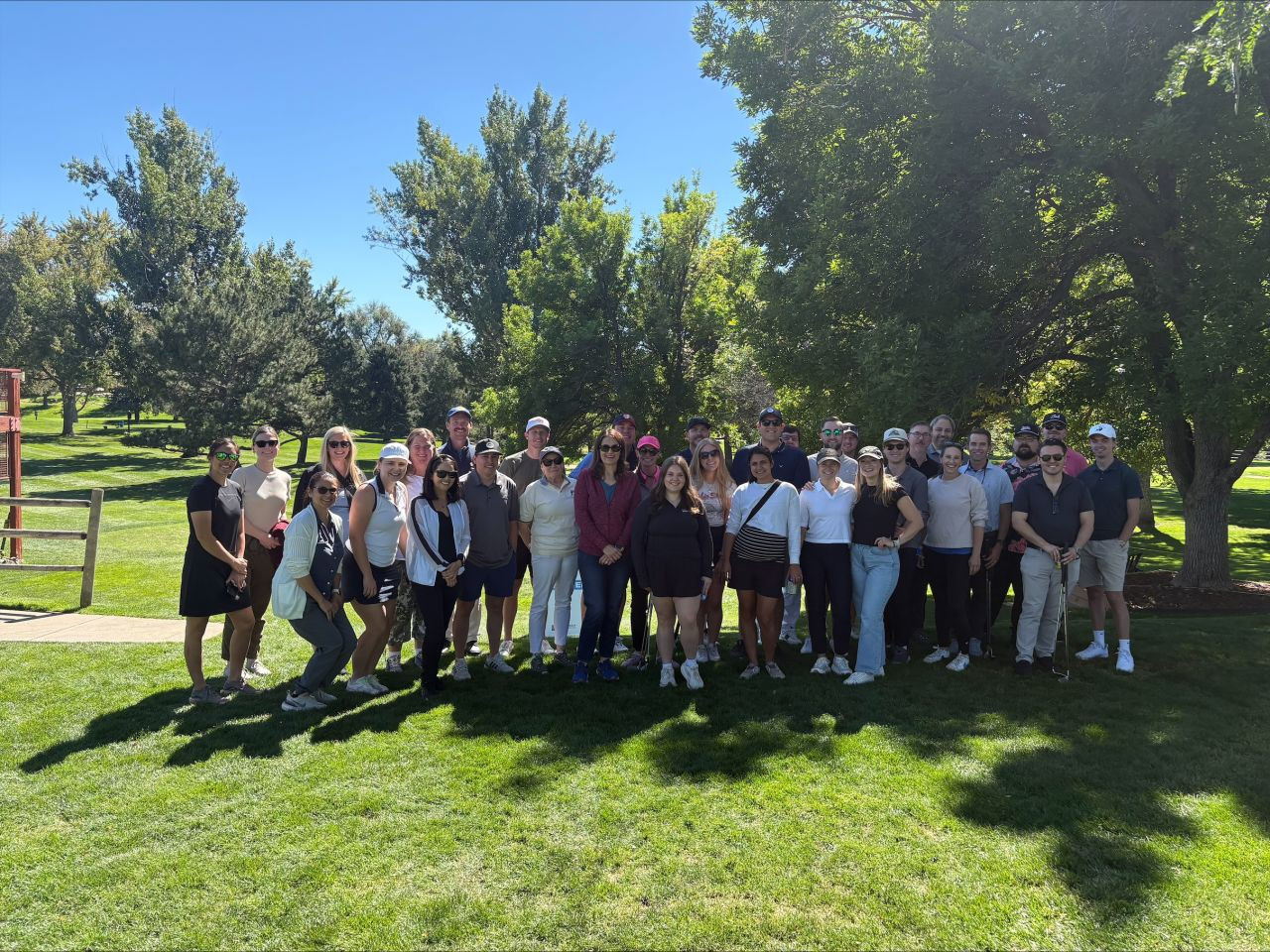 Our Denver Finance team strengthened bonds with partners on the golf course, reflecting our value of connection