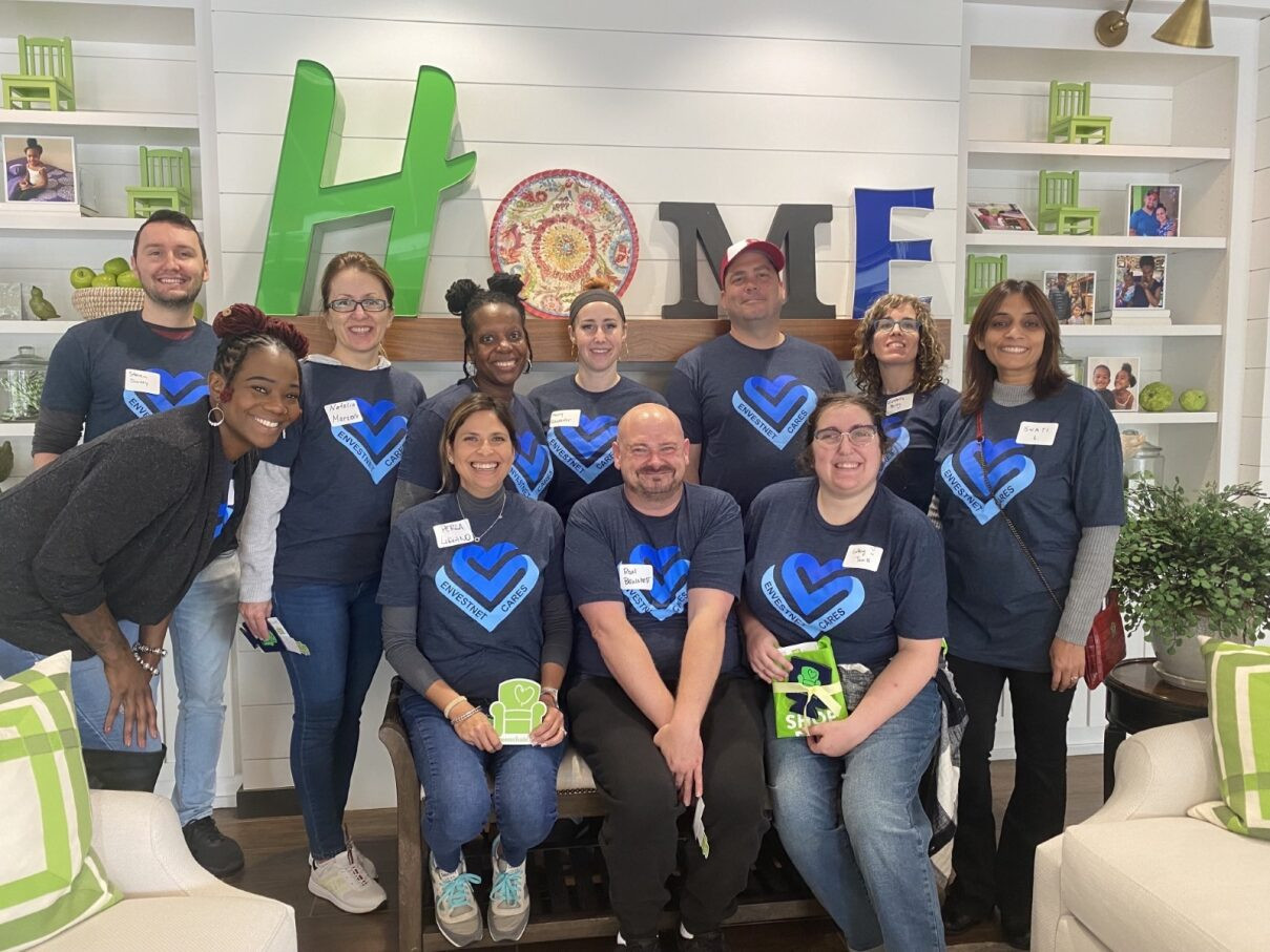 Our Raleigh Cares chapter volunteered with the Green Chair Project, helping families transition out of homelessness