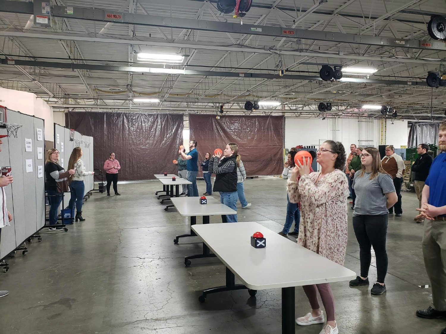 March Madness teambuilding. Part basketball, part customer-themed trivia.