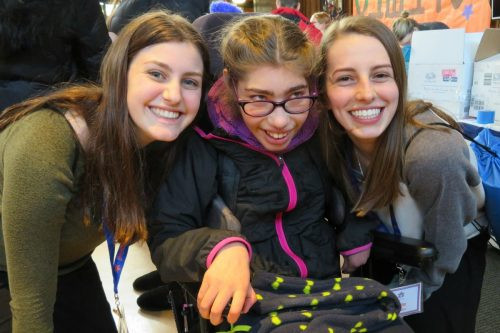 Yachad volunteer advisors with Yachad a participant 