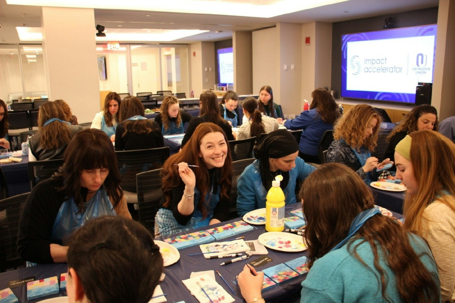 Team building event at OU HQ
