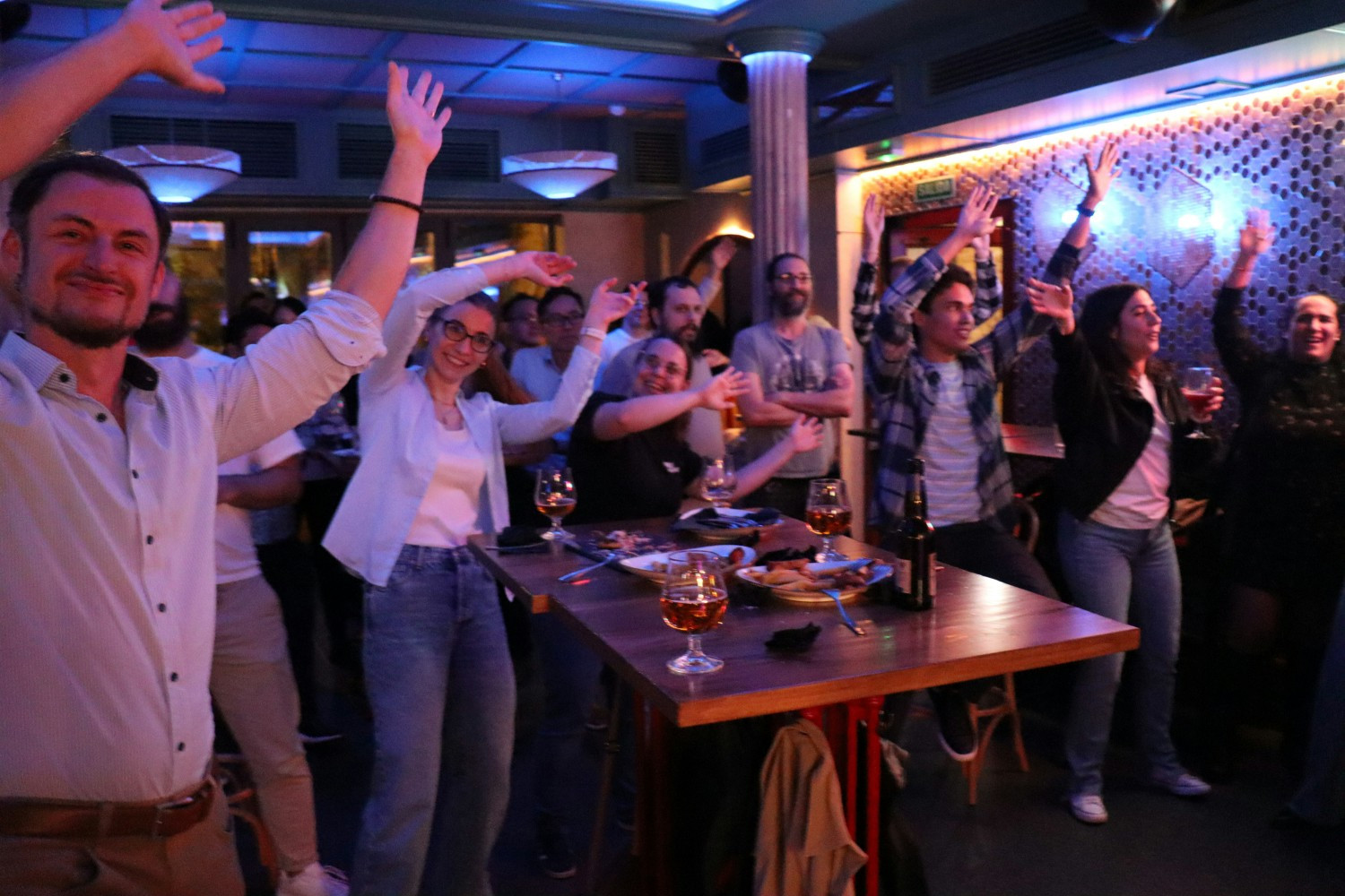 Great music, great company, and even better conversations—enjoying every moment together.