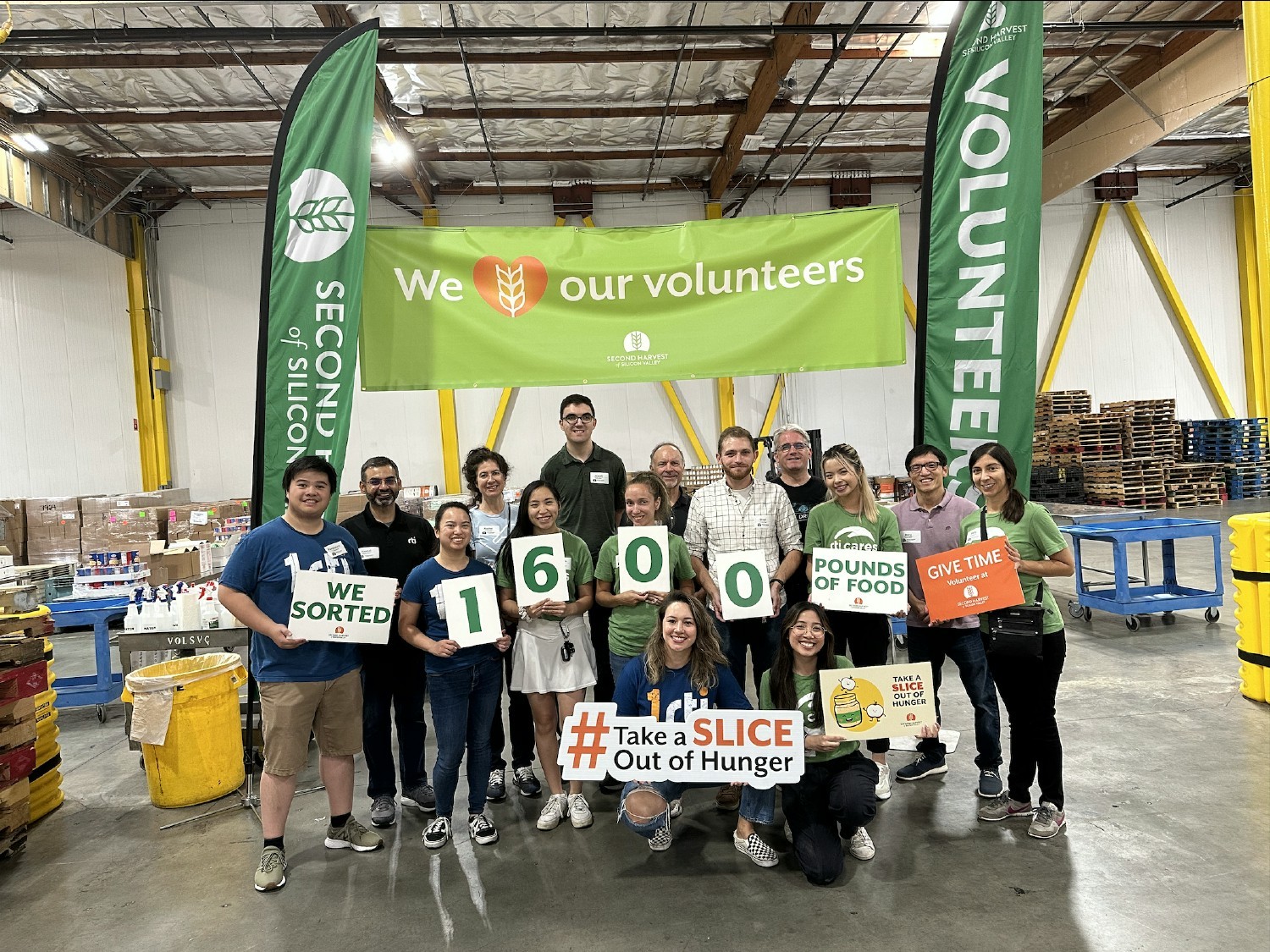 The HQ RTI Cares volunteered at the Second Harvest of Silicon Valley. 
