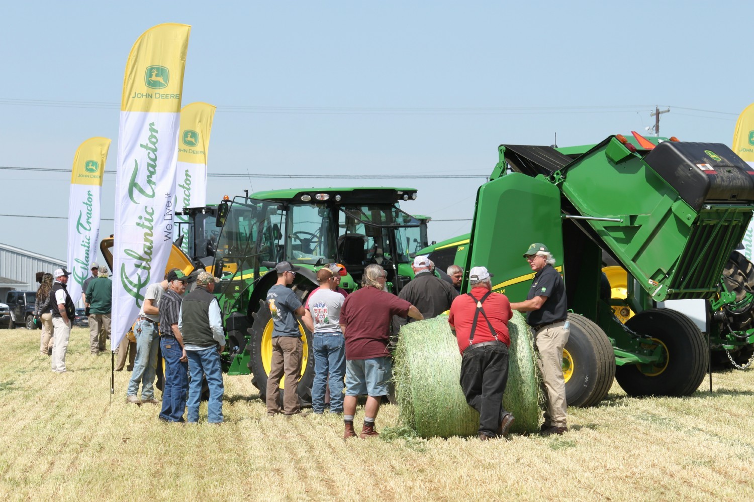 Hay demonstration