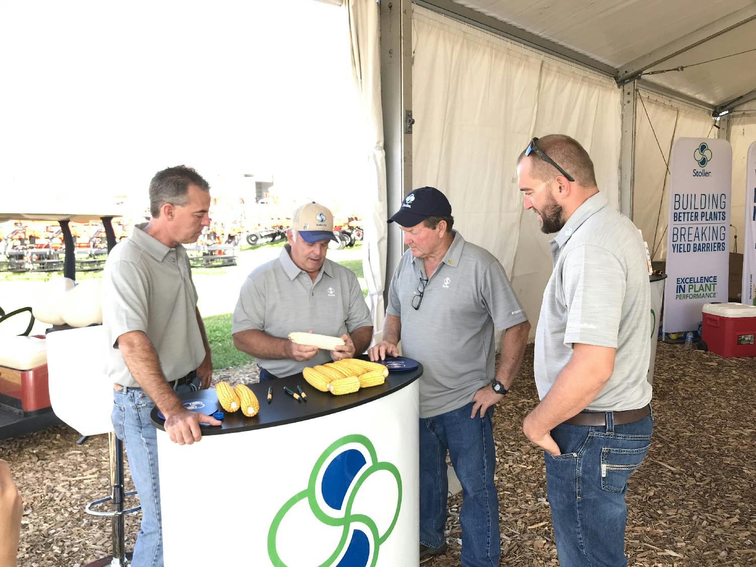 Teamwork within our sales team at a high yield corn event!