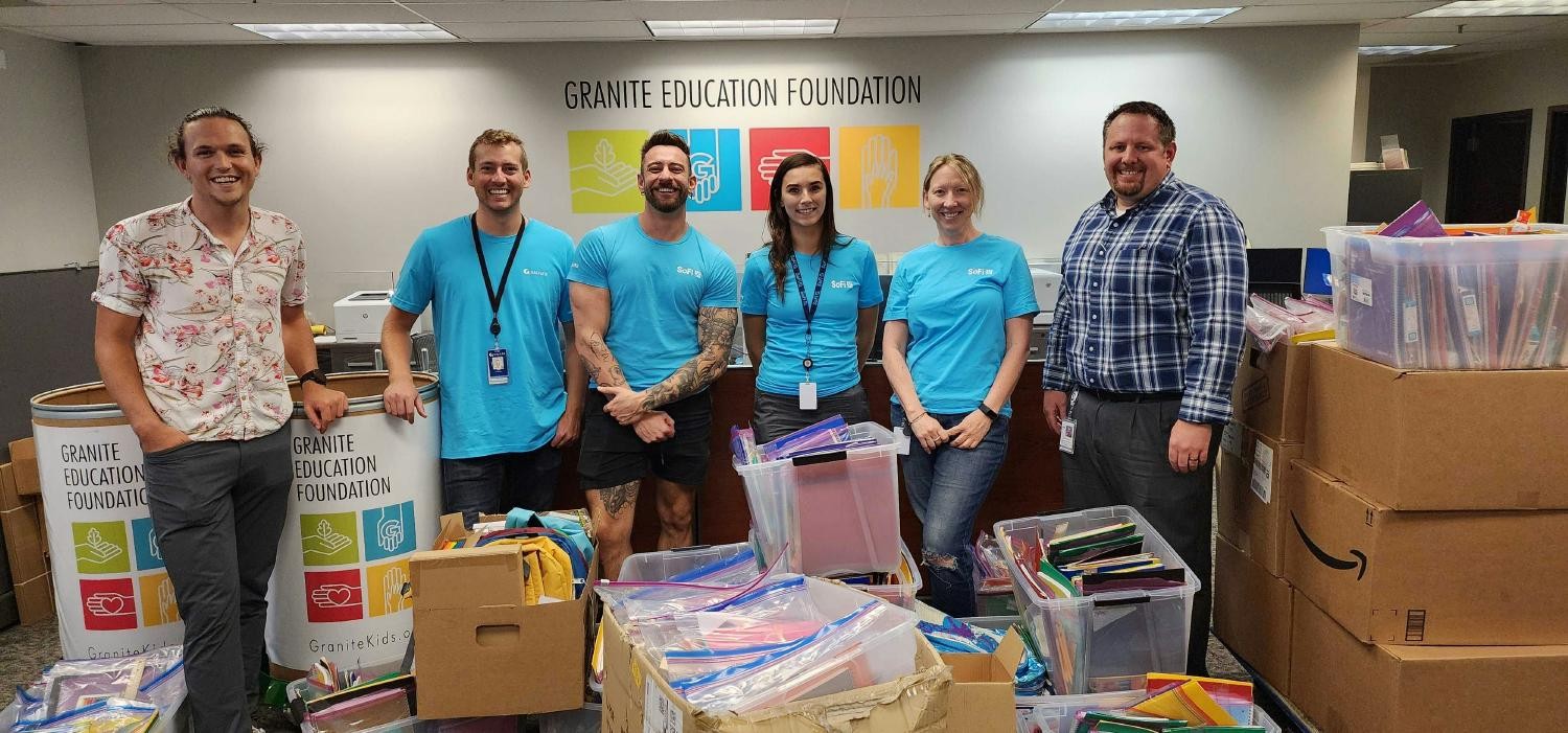 SoFi and Galileo employees volunteer in Salt Lake City, UT. 