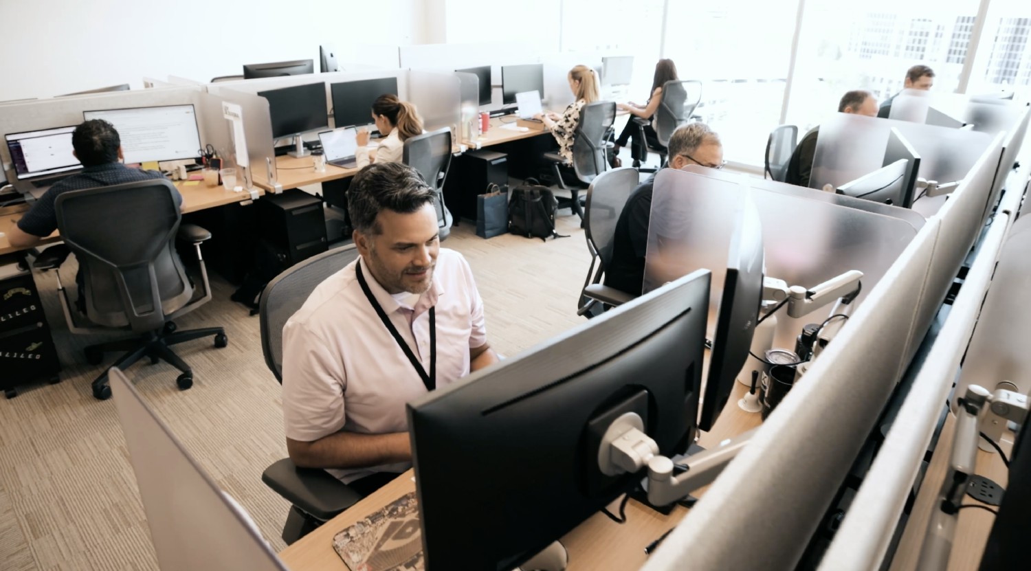 Our technology platform sales team at our office in Salt Lake City, UT. 