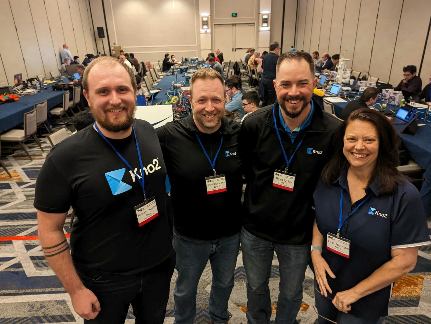 Members from the tech org at the IHE Connectathon in Austin