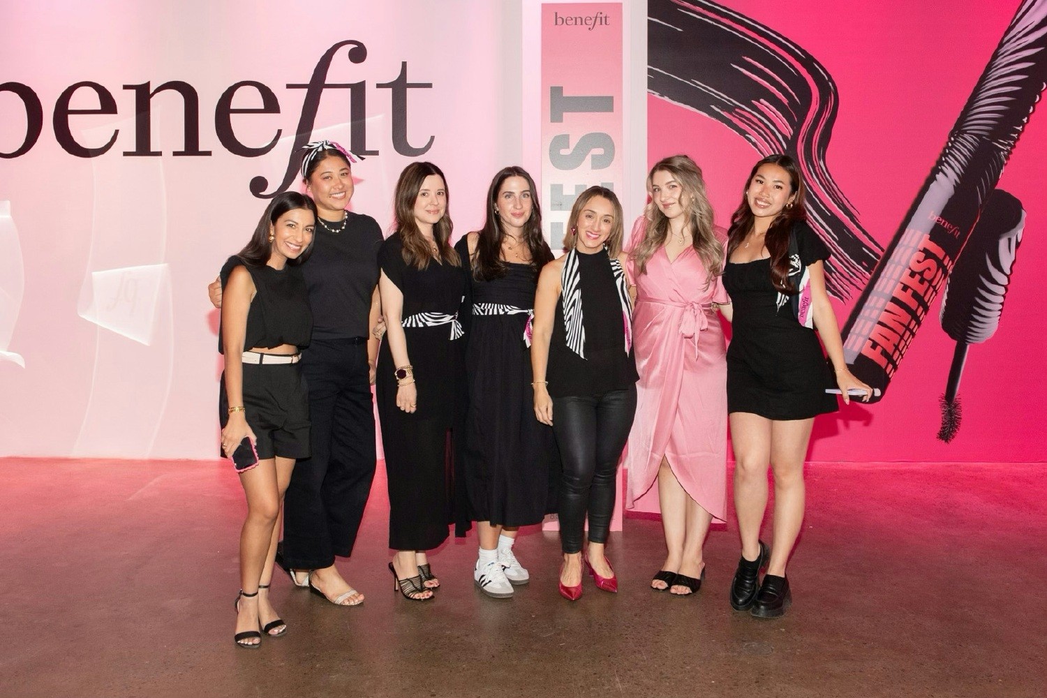 Our Canada team during the summer launch of our FAN-favorite mascara, Fan Fest!