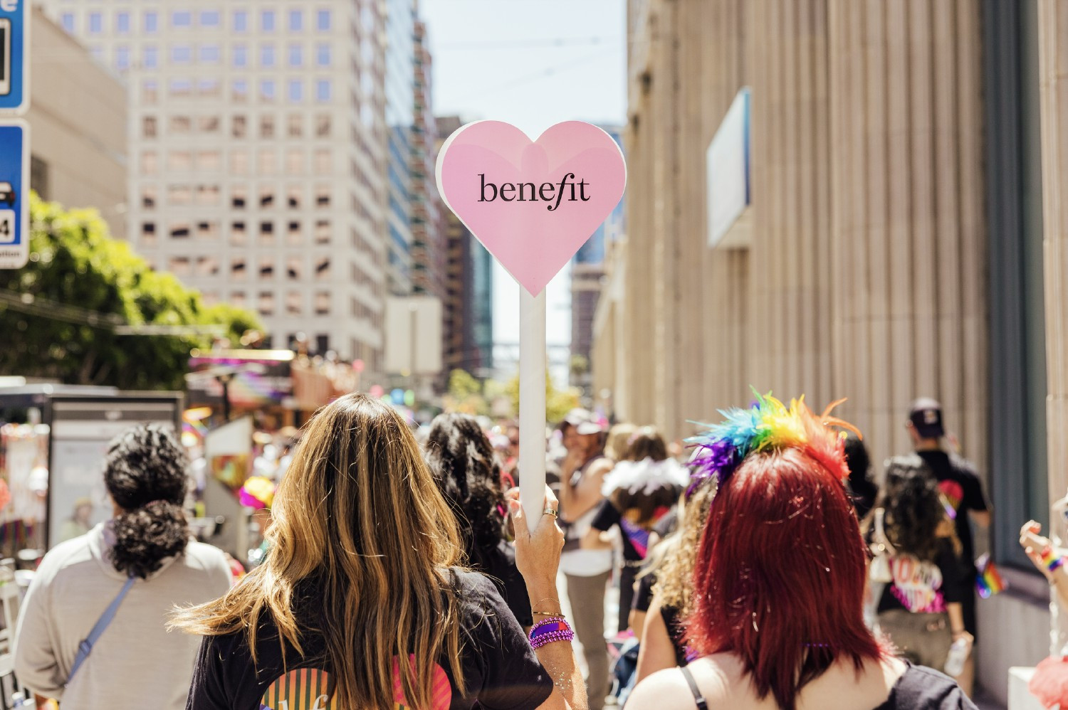 Members of our global Benefit team at the San Francisco Pride Parade