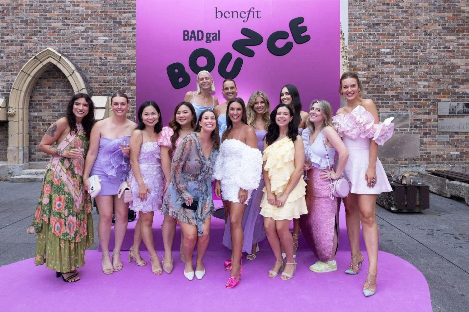 Our Australia team celebrating the launch of BADGal BOUNCE! mascara