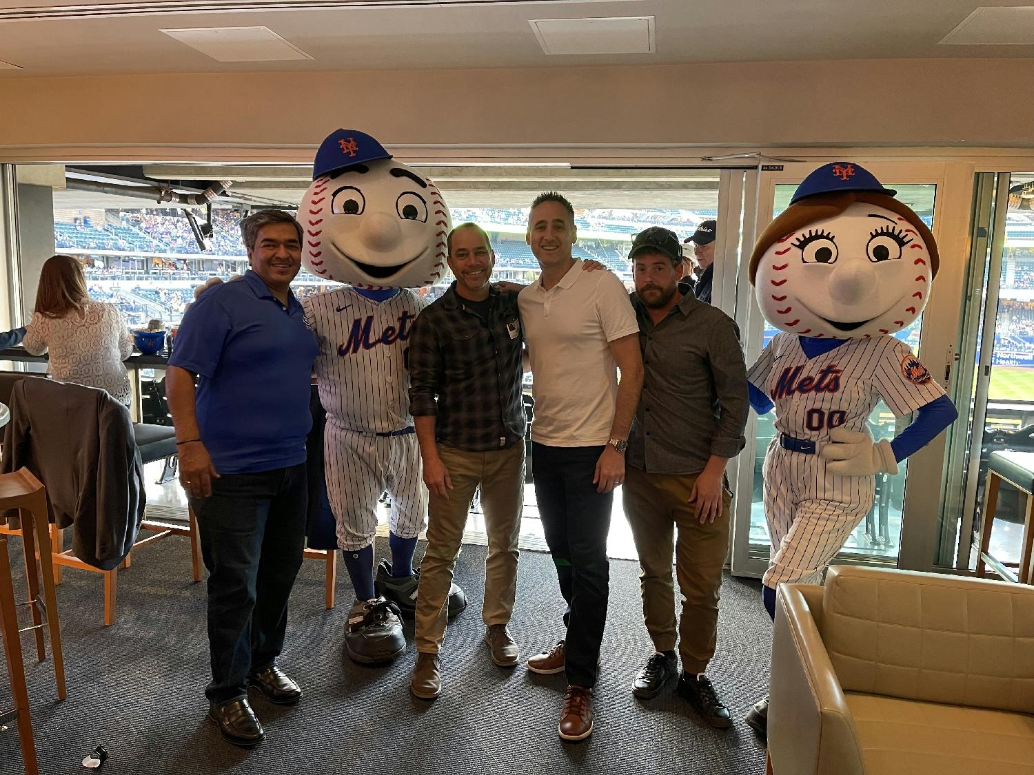 Hanging out talking sports technology with the NY Mets