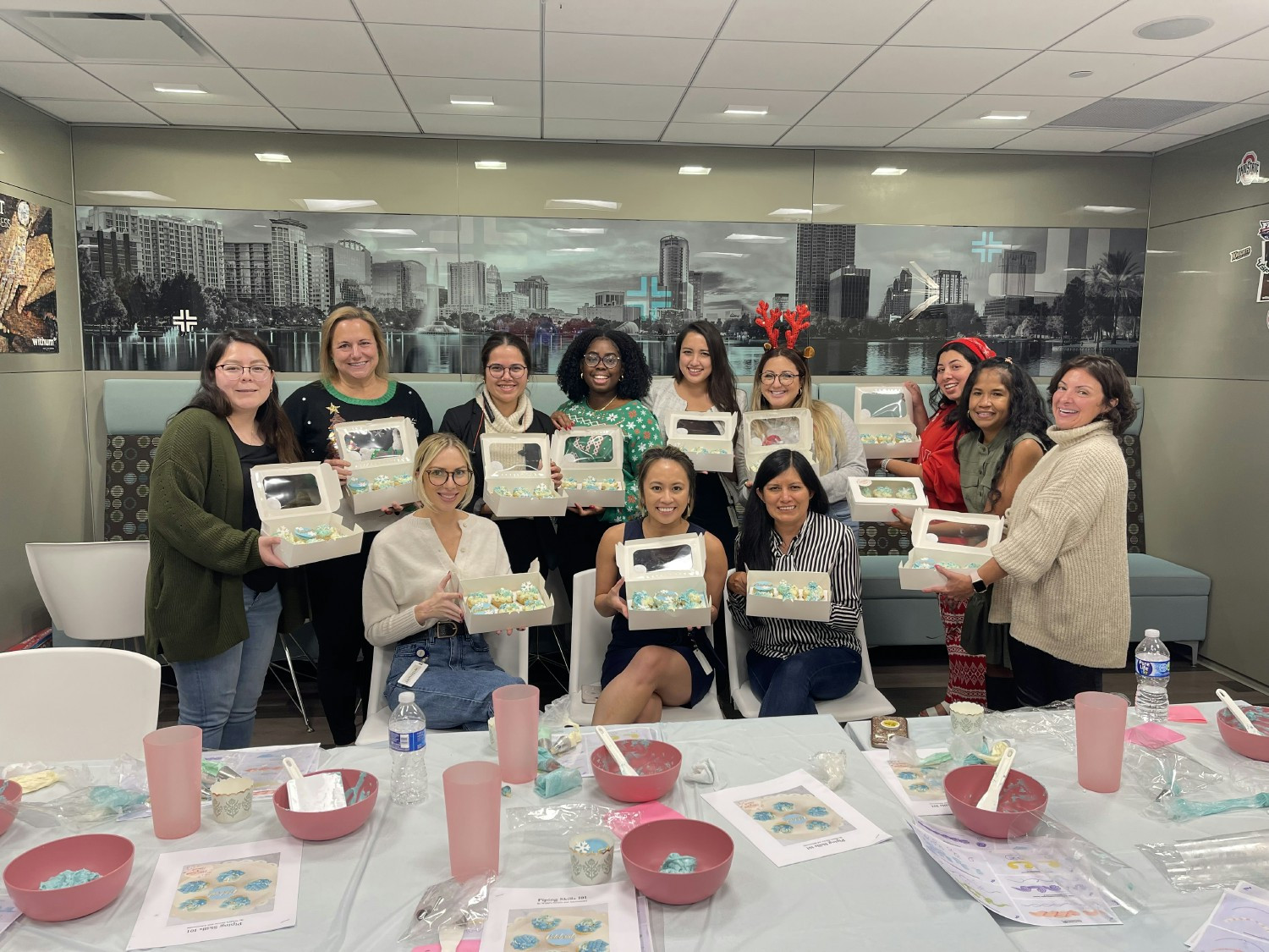 Women of Withum Orlando Cupcake Decorating