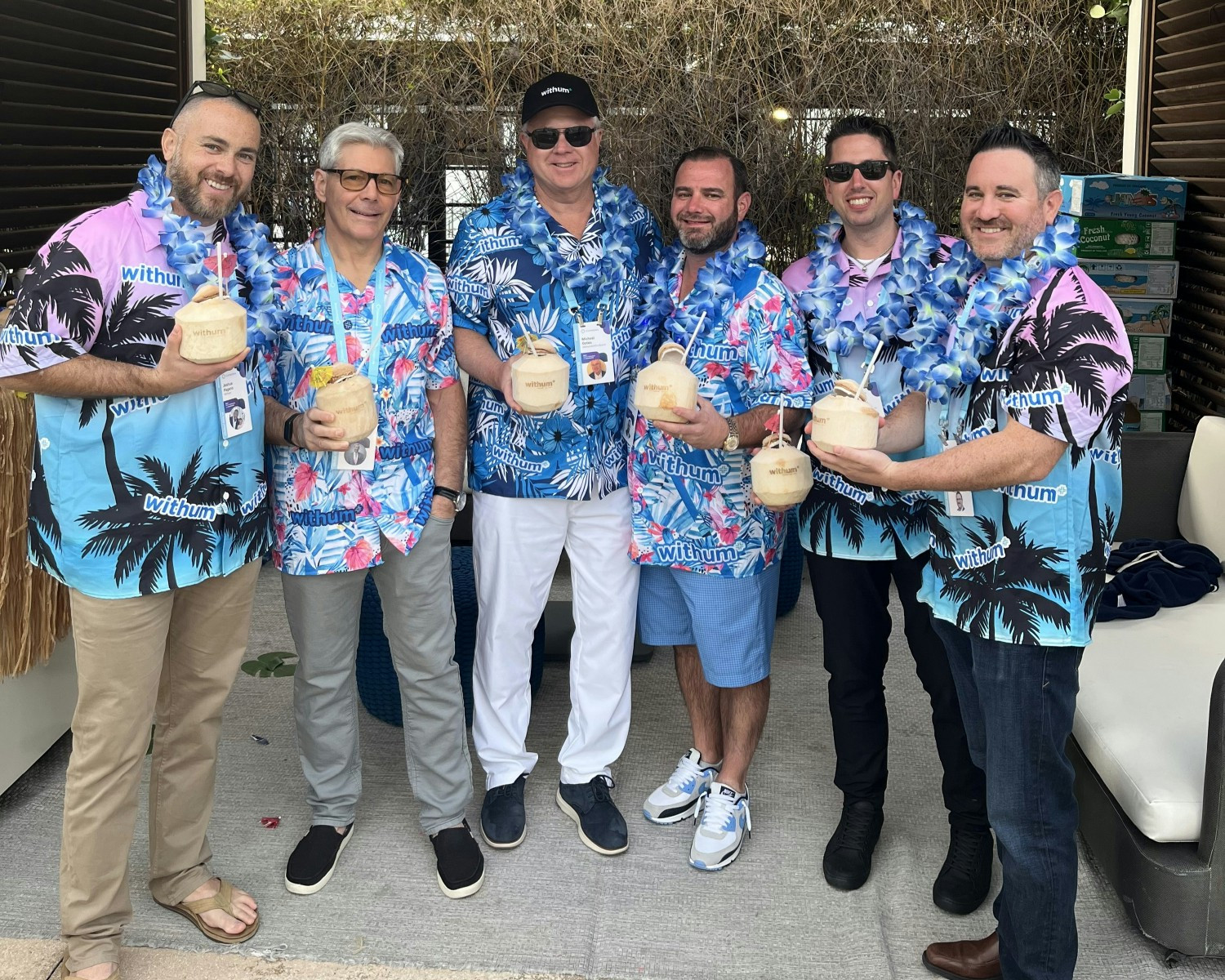 Financial Services Team Luau Party 