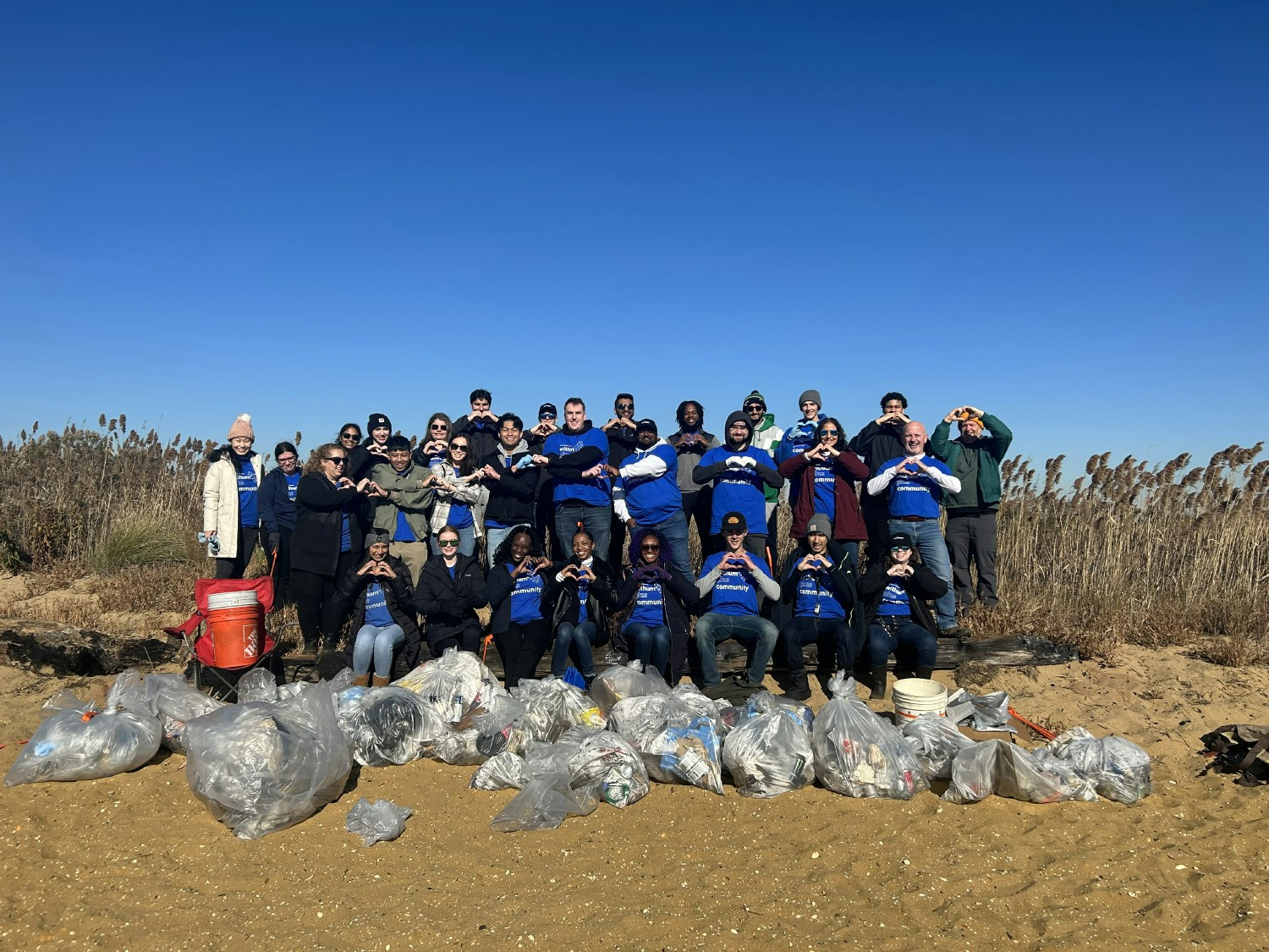 Withum Week of Caring Cheesequake State Park Cleanup