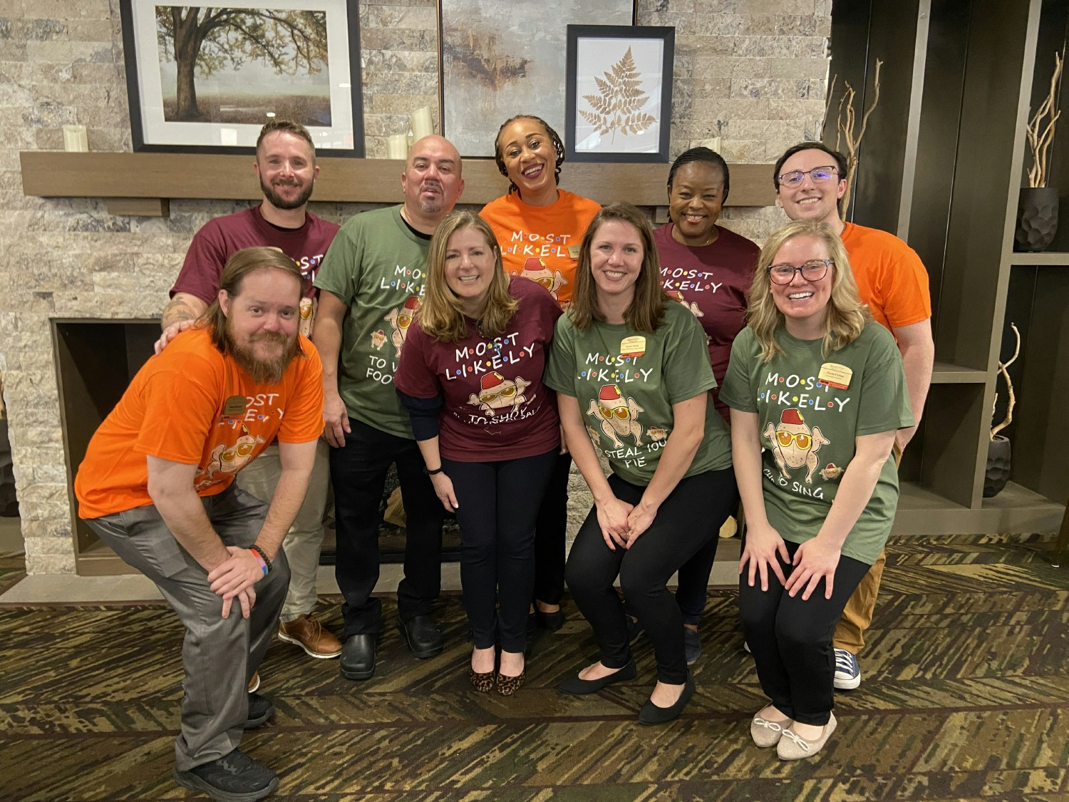 The team at Brightview Grosvenor loves any reason to celebrate together, especially Thanksgiving!