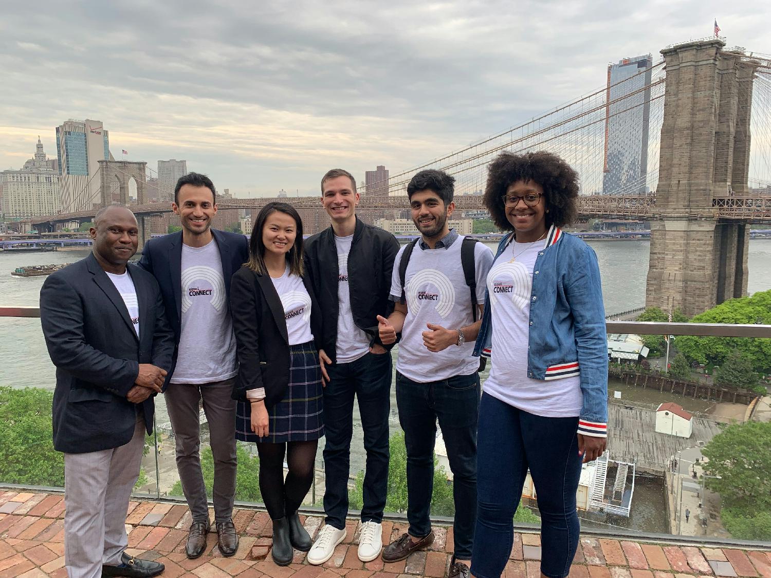 Posing by the BK bridge during our first annual User Conference, Zipari Connect, at the beautiful One Hotel