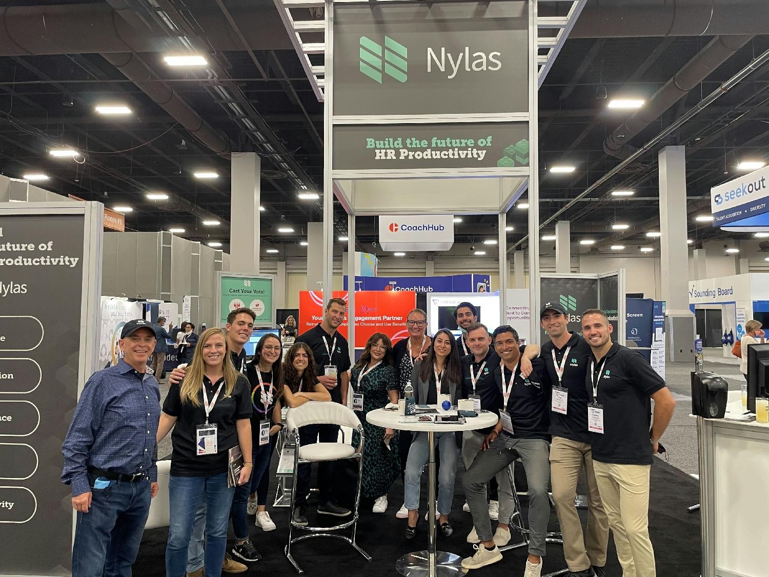 Nylas team at HR Tech