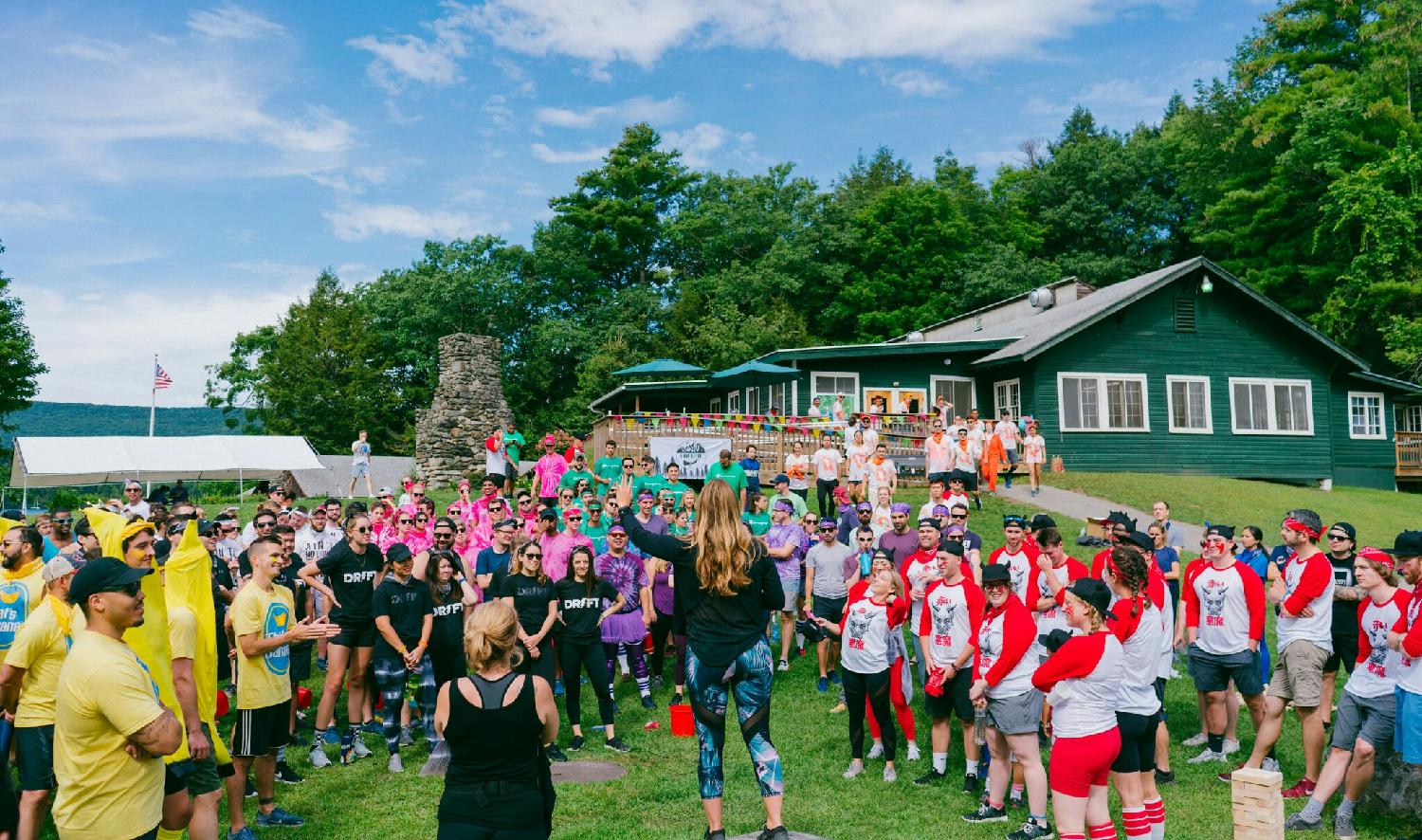Each year we gather as a company for a few days in the summer to unplug, unwind and connect with each other at a camp in Western Massachusetts. 