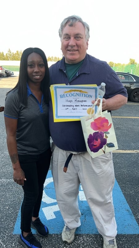 Senior Helpers Baltimore staff enjoy a fun day at a recent appreciation and recognition event at the office.