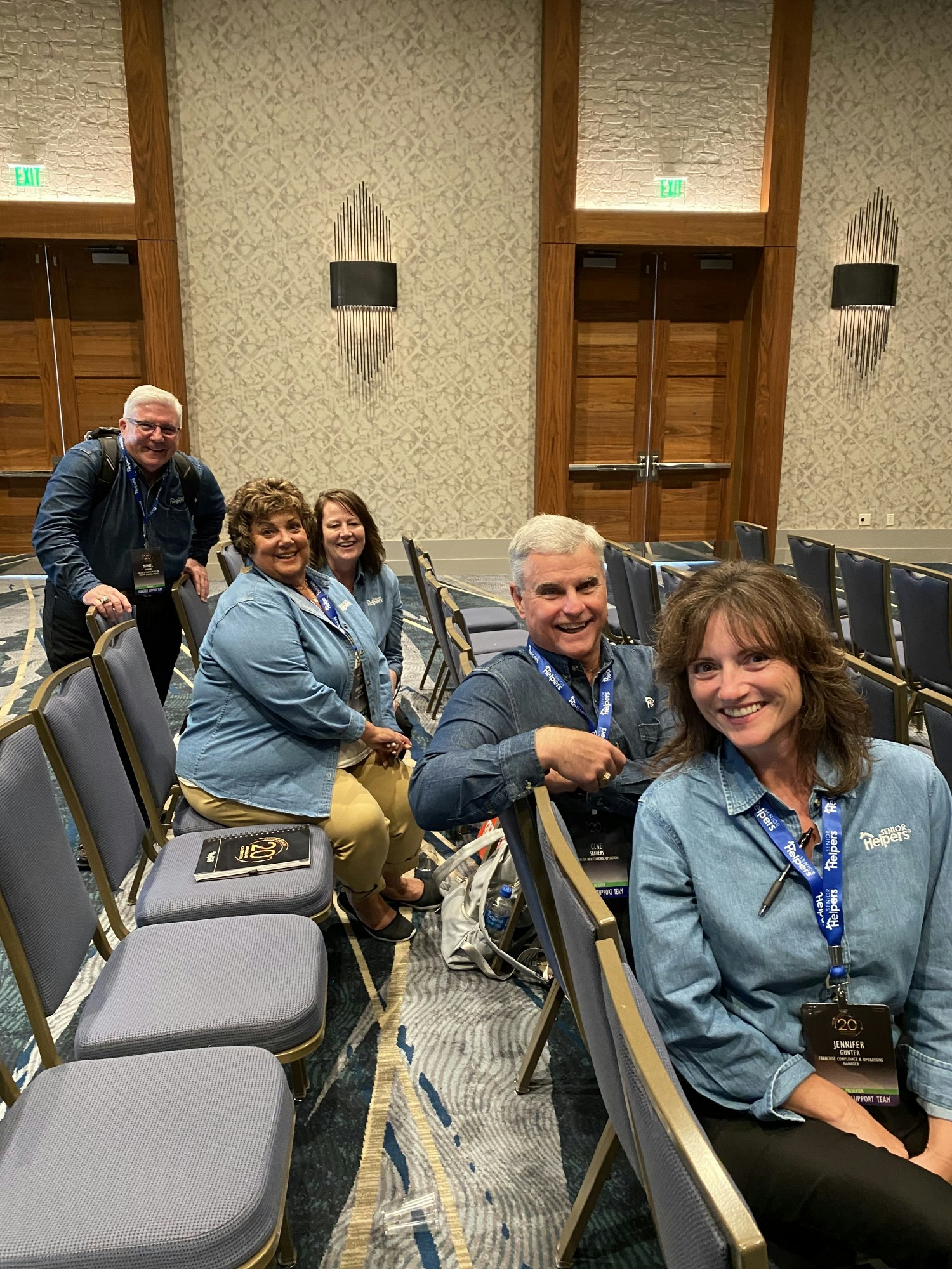 Members of Senior Helpers Franchising operations support team eagerly await the keynote at the 2022 annual conference