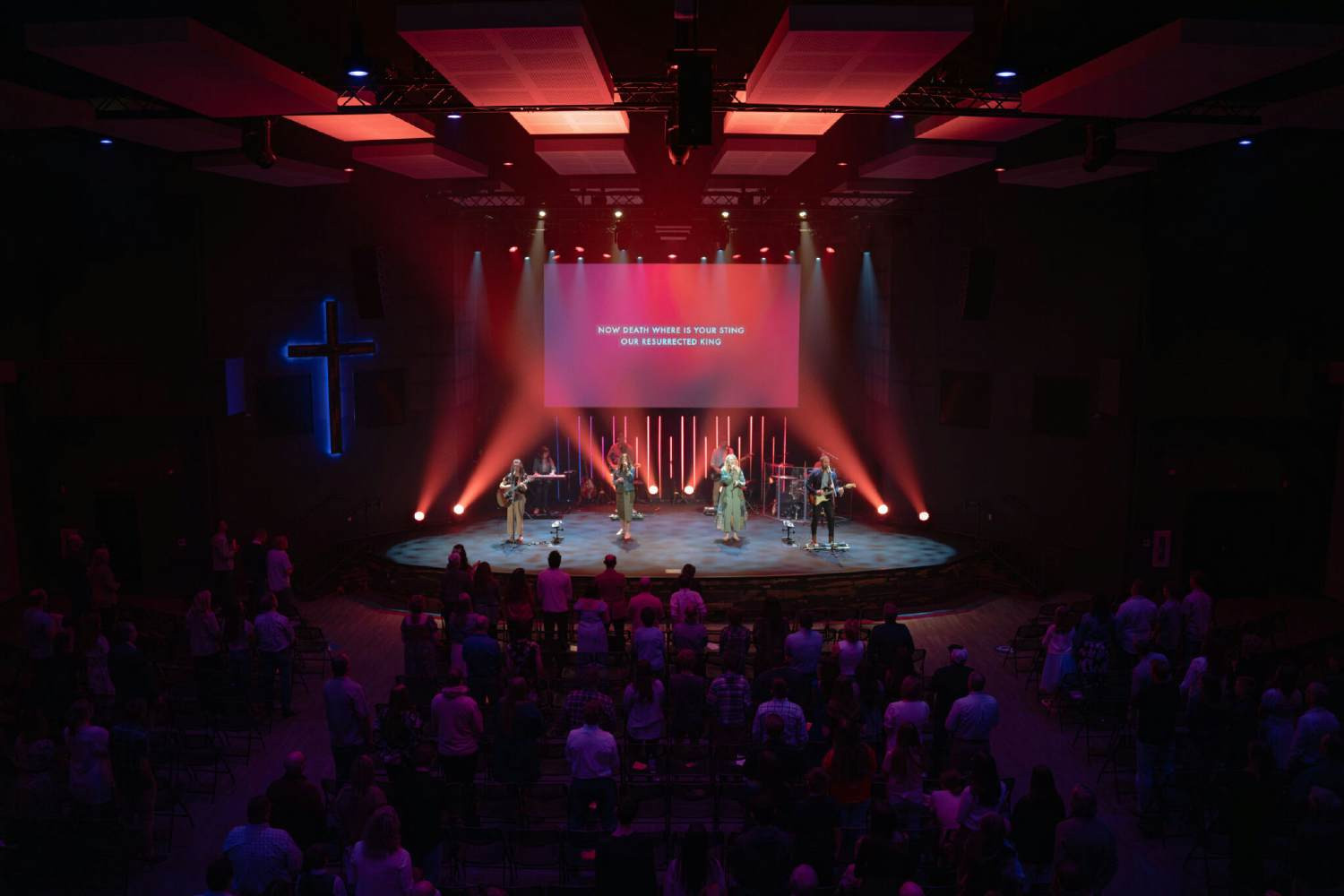 Rockrimmon Campus Worship Center during worship