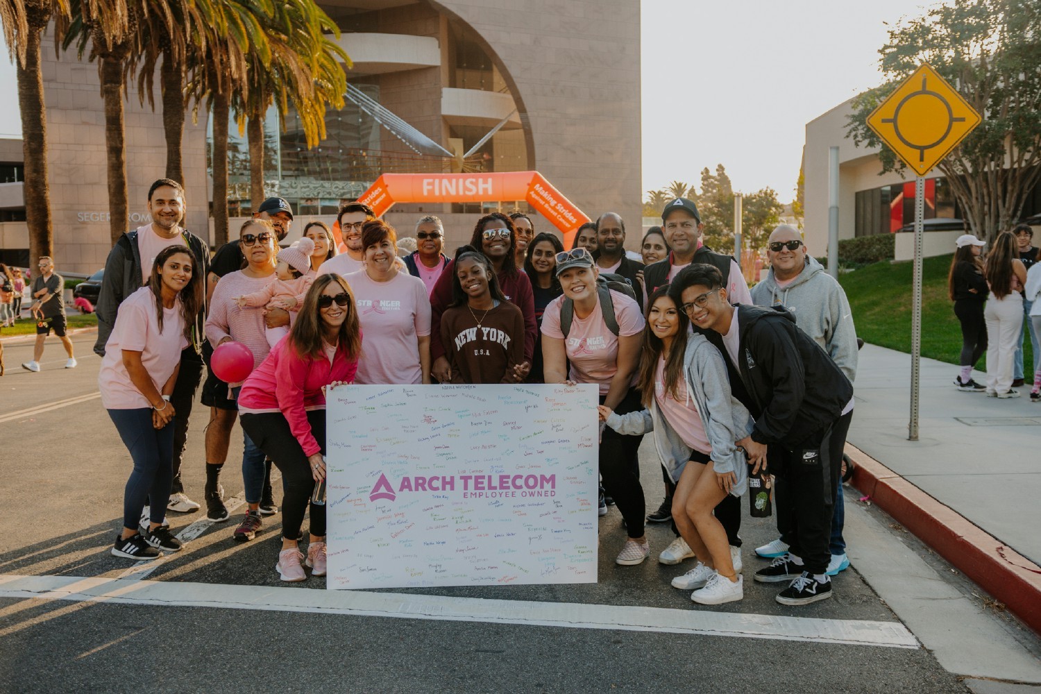 Our Corporate Office at the Breast Cancer Awareness Walk in Costa Mesa, CA in October 2022. 