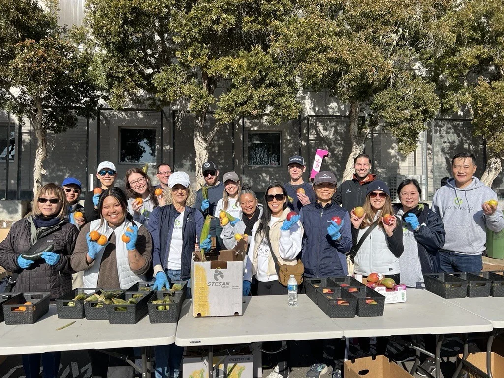 Cytokinetics employees volunteering at the Daly City Food Bank