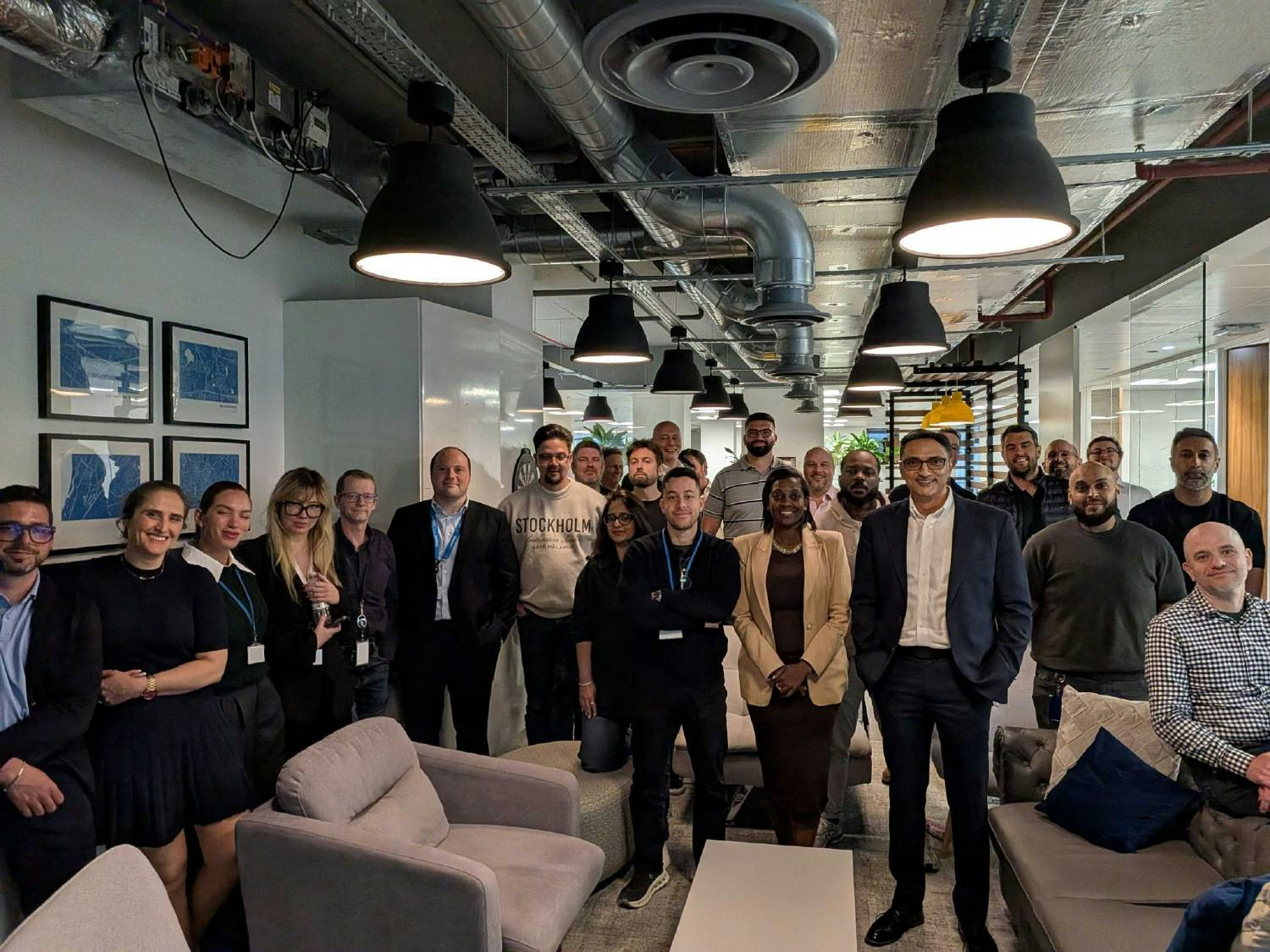 Our CEO visited our office in the UK to host a townhall.