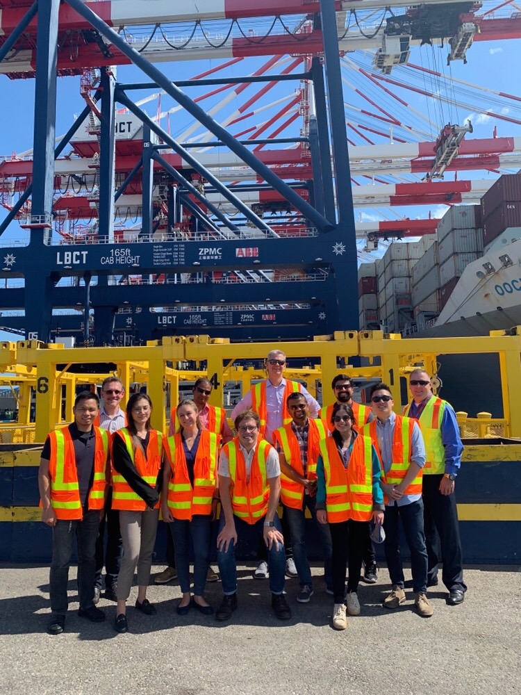 NAVIS NEW HIRES VISITING LONG BEACH CONTAINER TERMINAL TO SEE OUR SOFTWARE IN ACTION.