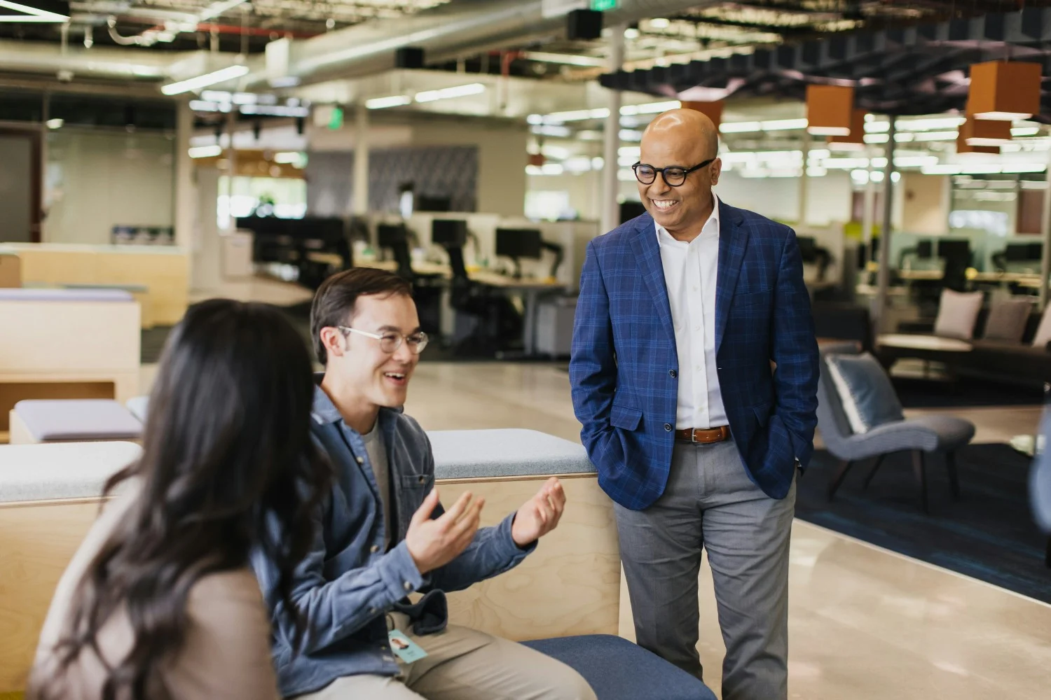 Rubrik CEO, Bipul Sinha catching up with Rubrikans
