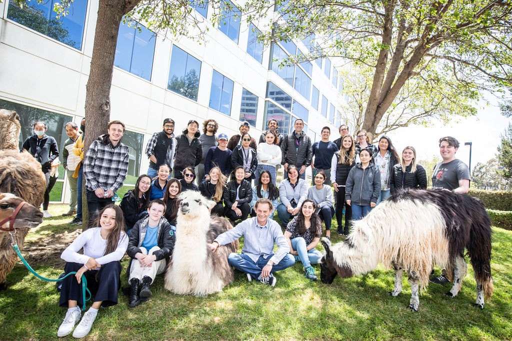 Twisters celebrating at our Llama-tastic Biopharma Picnic