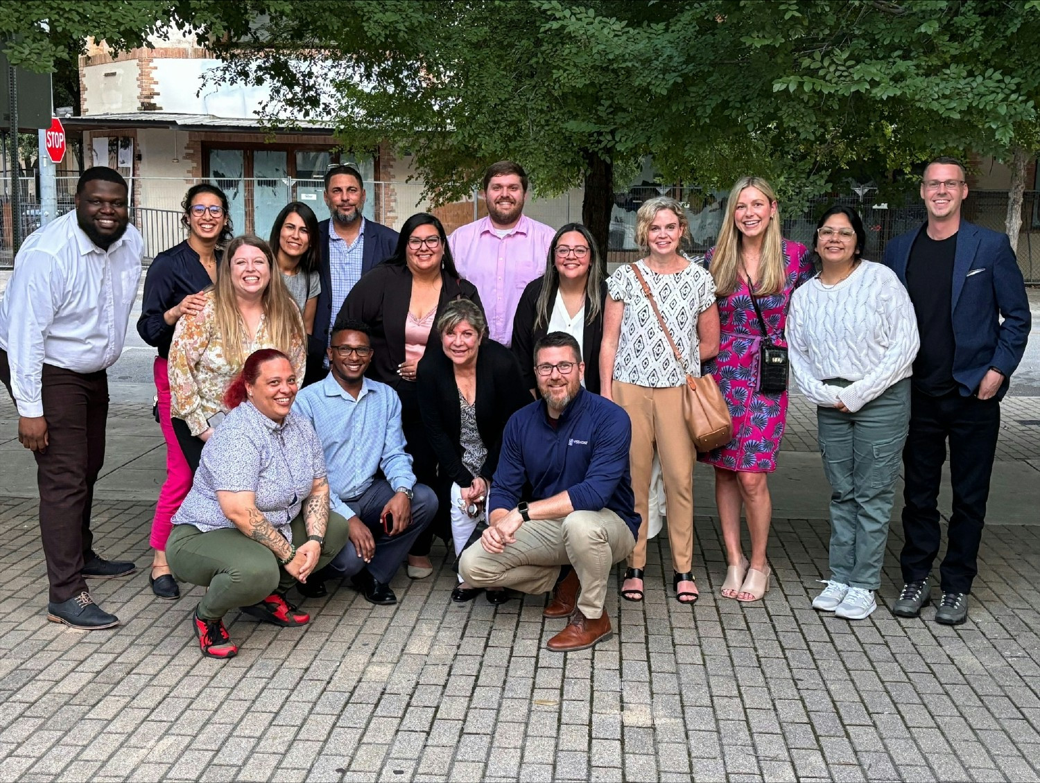 The new East Austin team heading out to connect with neighborhood partners and share information about their new hotel! 