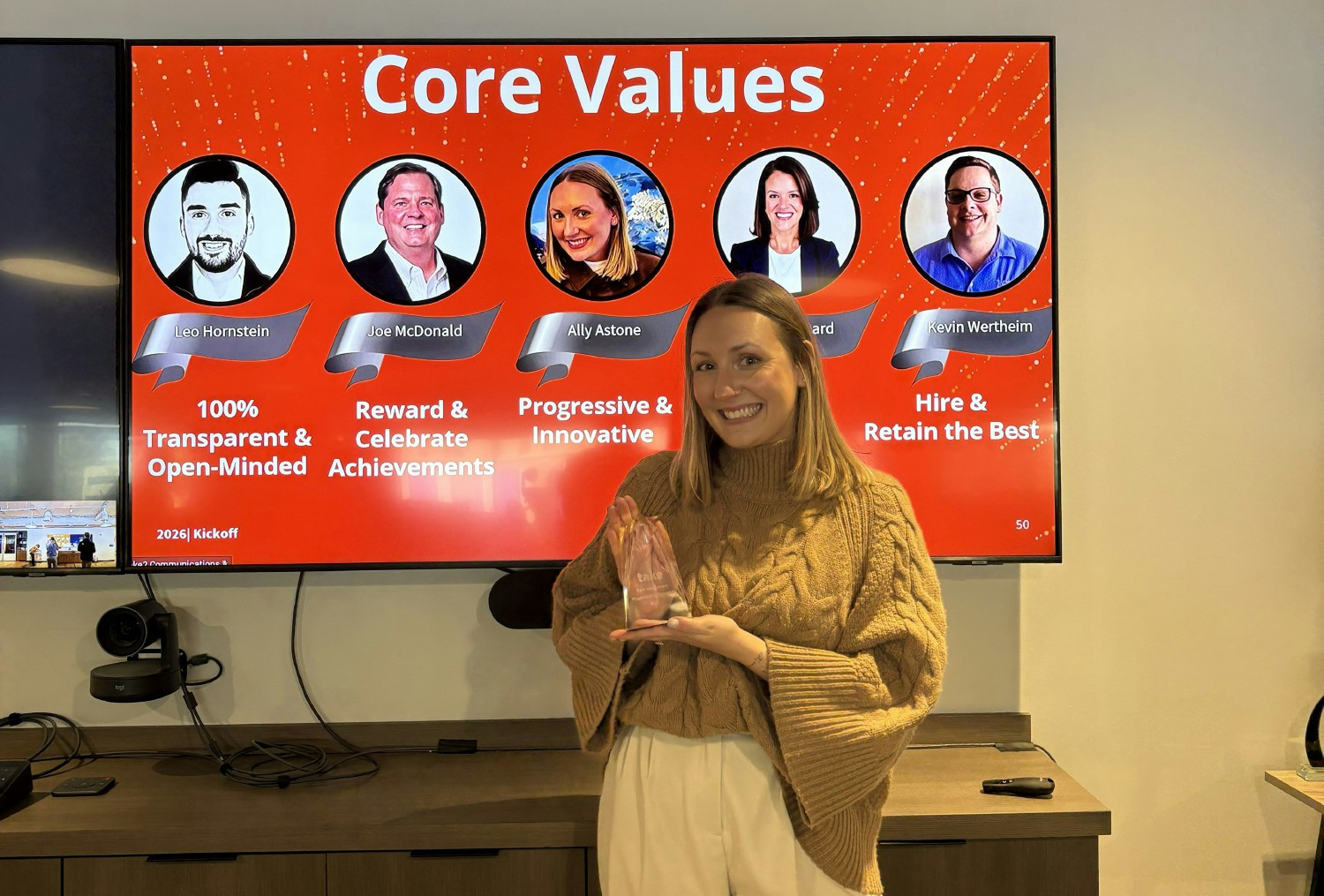 Our employees are recognized and celebrated for embodying our values and driving success across the company.