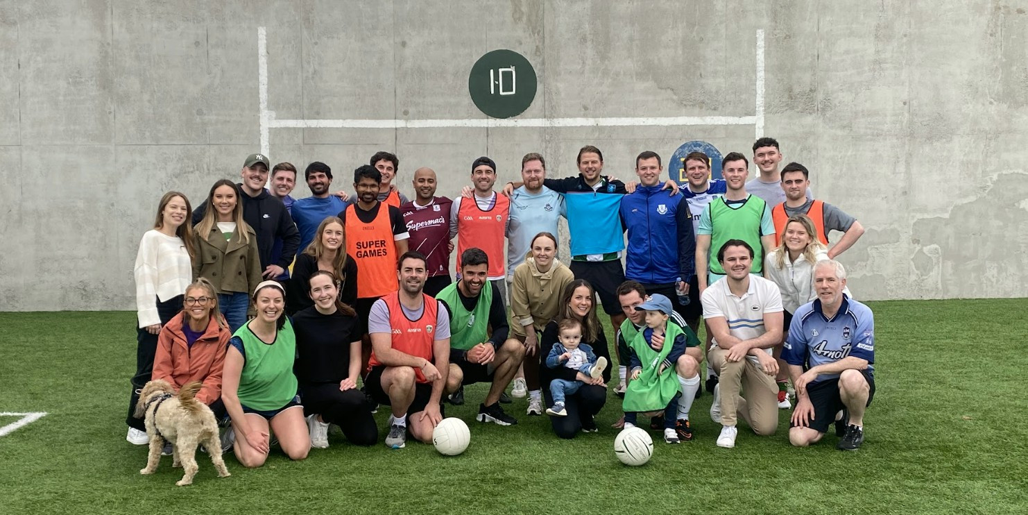Game faces on: our EMEA team trades spreadsheets for the sidelines.
