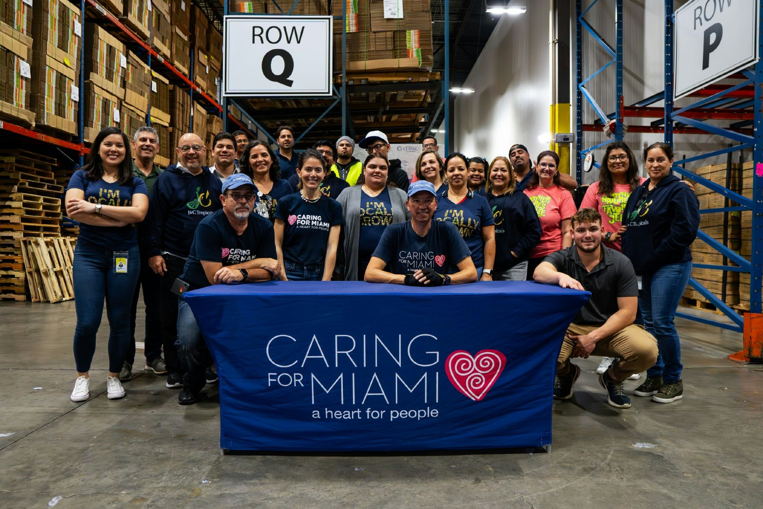 Caring for Miami volunteer event. Our employees packed 500 meals for the Back Program.