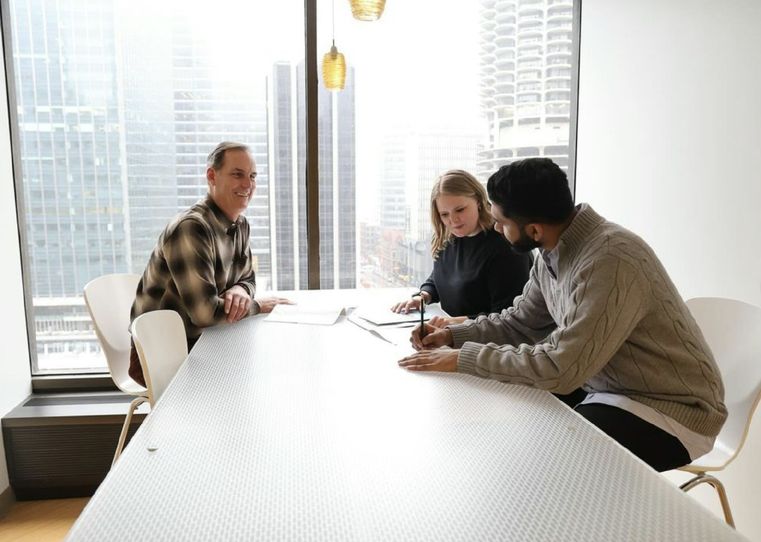 The best view of the river makes for the best brainstorming spot