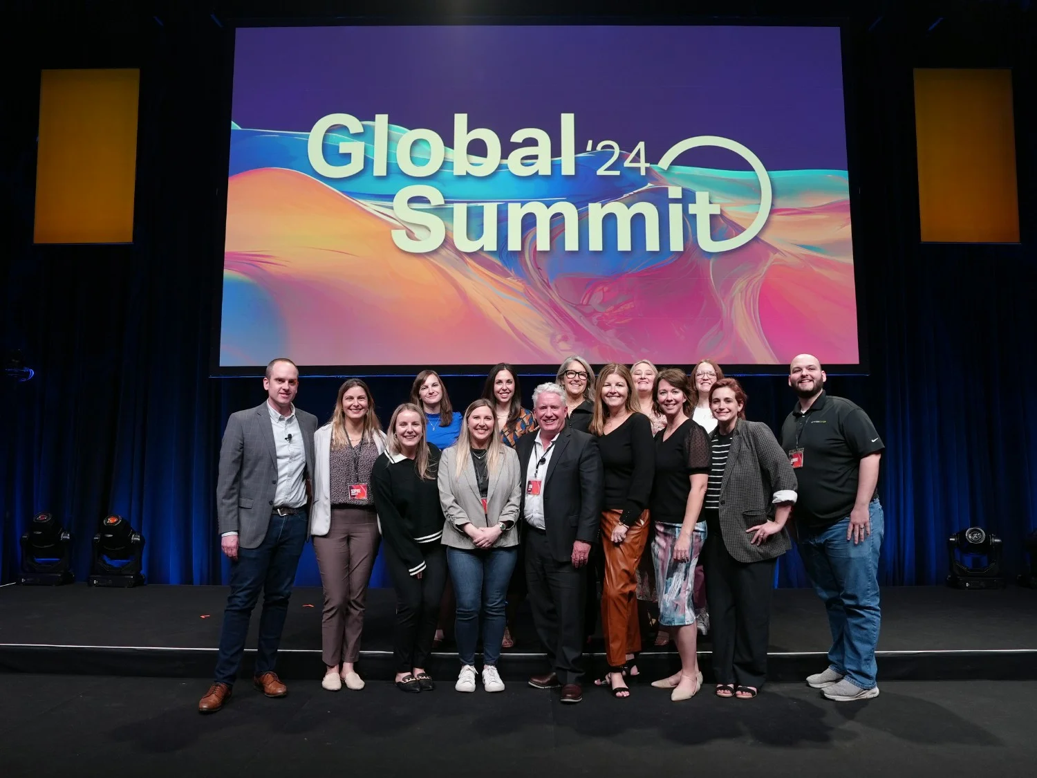 CEO Jim Lang and other EVERSANA employees at the annual EVERSANA Global Summit meeting in January 2024